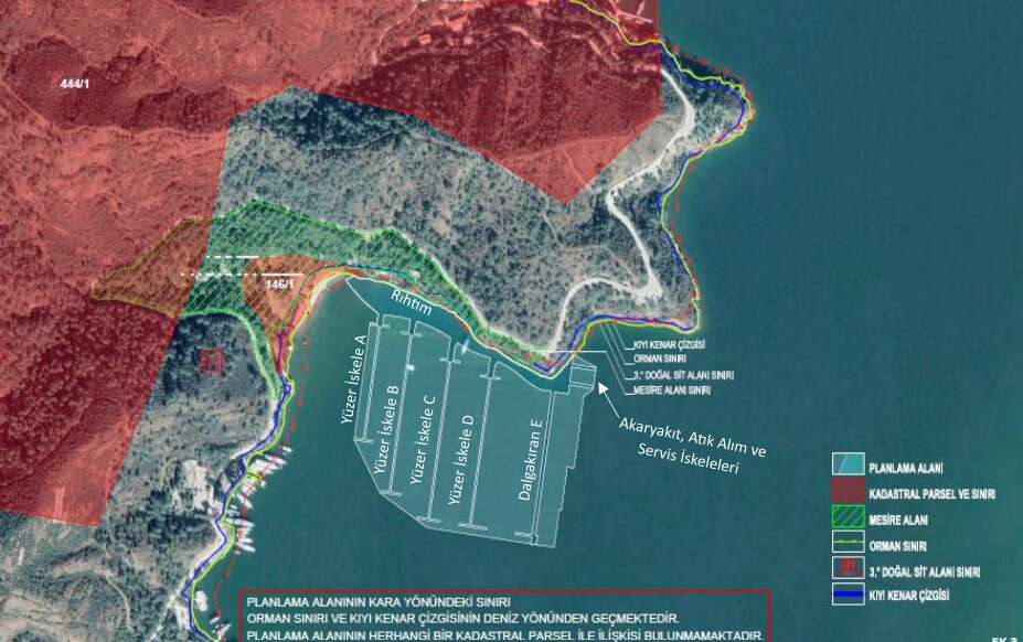 Fethiye’de 211 Milyon Liralık Yat Yatırımı, Aksazlar Koyu’na 280 Teknelik İskele 3